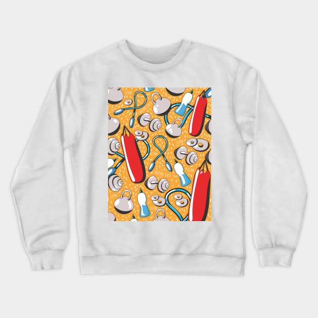 Exercise Crewneck Sweatshirt by nickemporium1